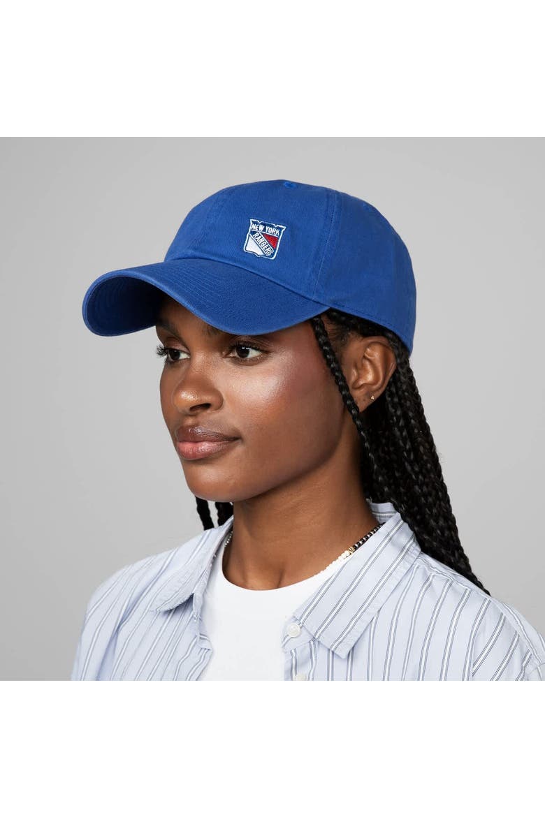 Women's Mitchell & Ness Blue New York Rangers Micro Lefty Adjustable Hat, Alternate, color, Blue