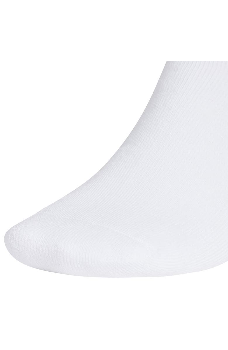 adidas 6-Pack Trefoil 2.0 No-Show Socks, Alternate, color, White / White