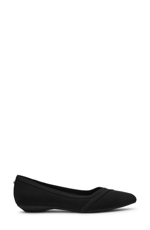 Anne Klein Iggy Womens Slip On Flats Ballet Flats In Black