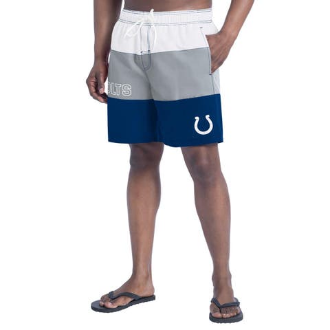 Men's G-III Sports by Carl Banks  Royal/Gray Indianapolis Colts Sunrise Volley Swim Shorts