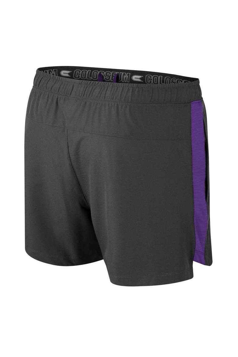 Men's Colosseum Charcoal Kansas State Wildcats Langmore Shorts, Alternate, color, Charcoal