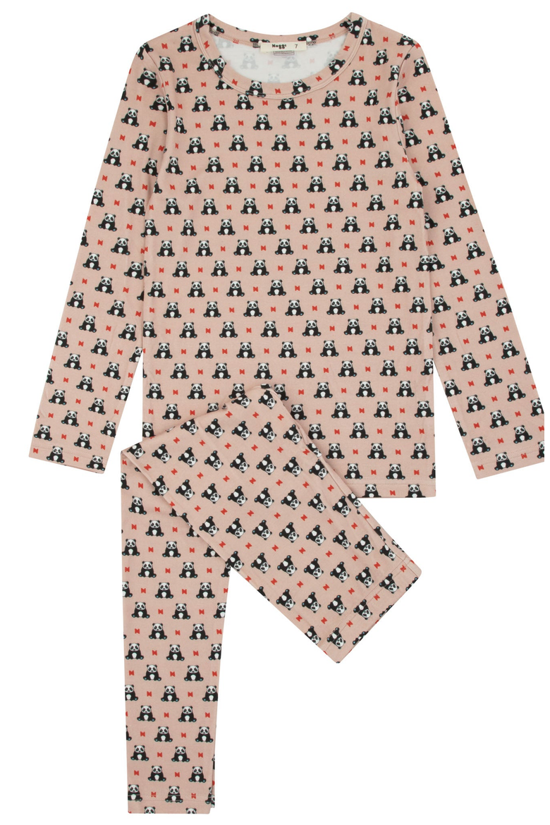 Girls Panda Pattern Loungewear Set, Main, color, Panda Pattern