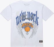 Mitchell & Ness Men's Mitchell & Ness White New York Knicks Old English Classic T-Shirt