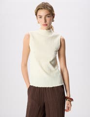 Whistles Textured Sleeveless Top