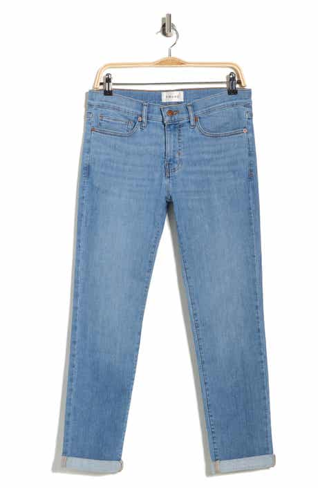 FRAME Le Garcon Mid Rise Crop Boyfriend Jeans