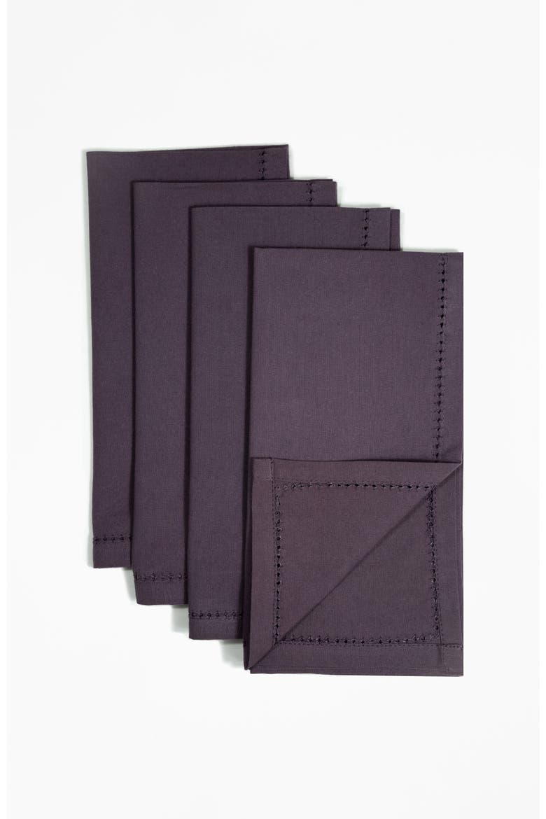 The Heroines Table Linens Set, Alternate, color, Plum