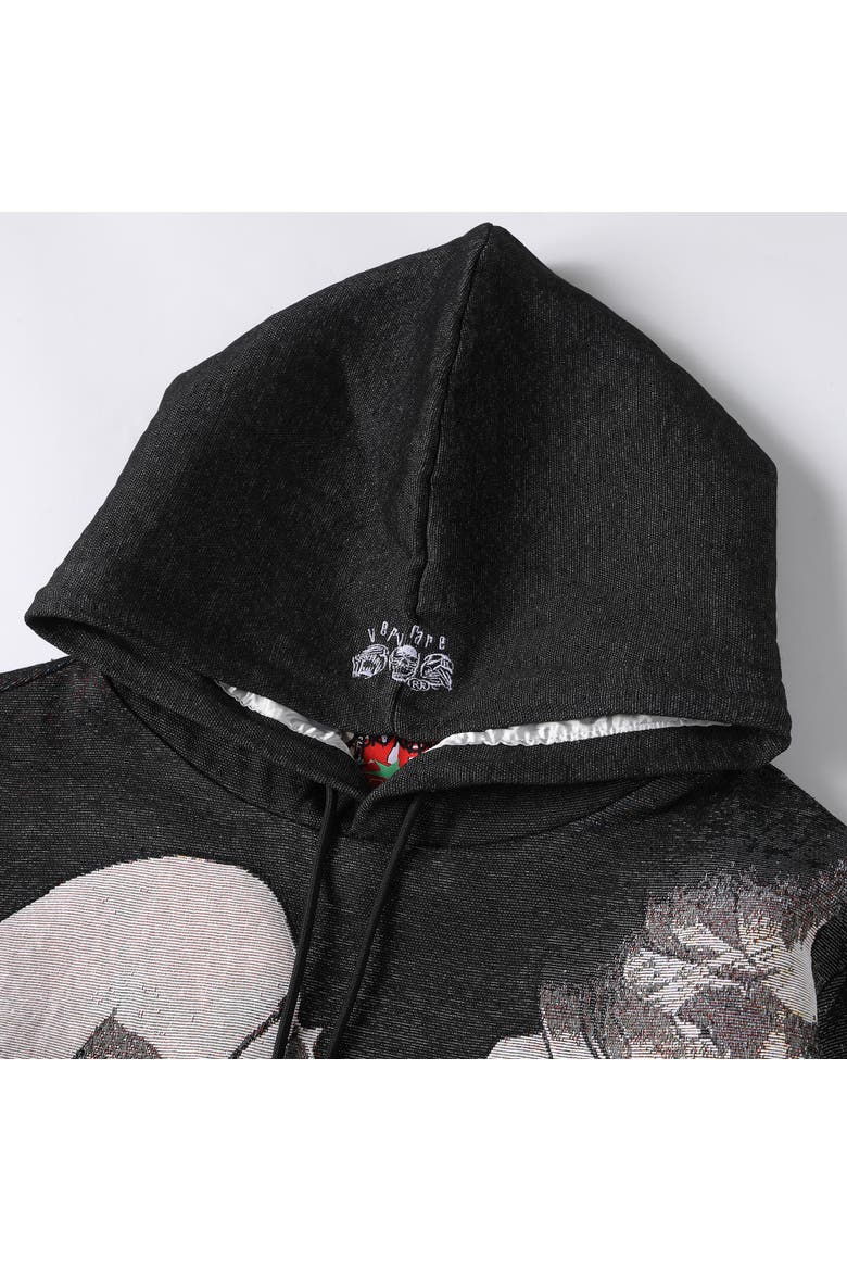 Gashadokuro Hoodie, Alternate, color, Grey