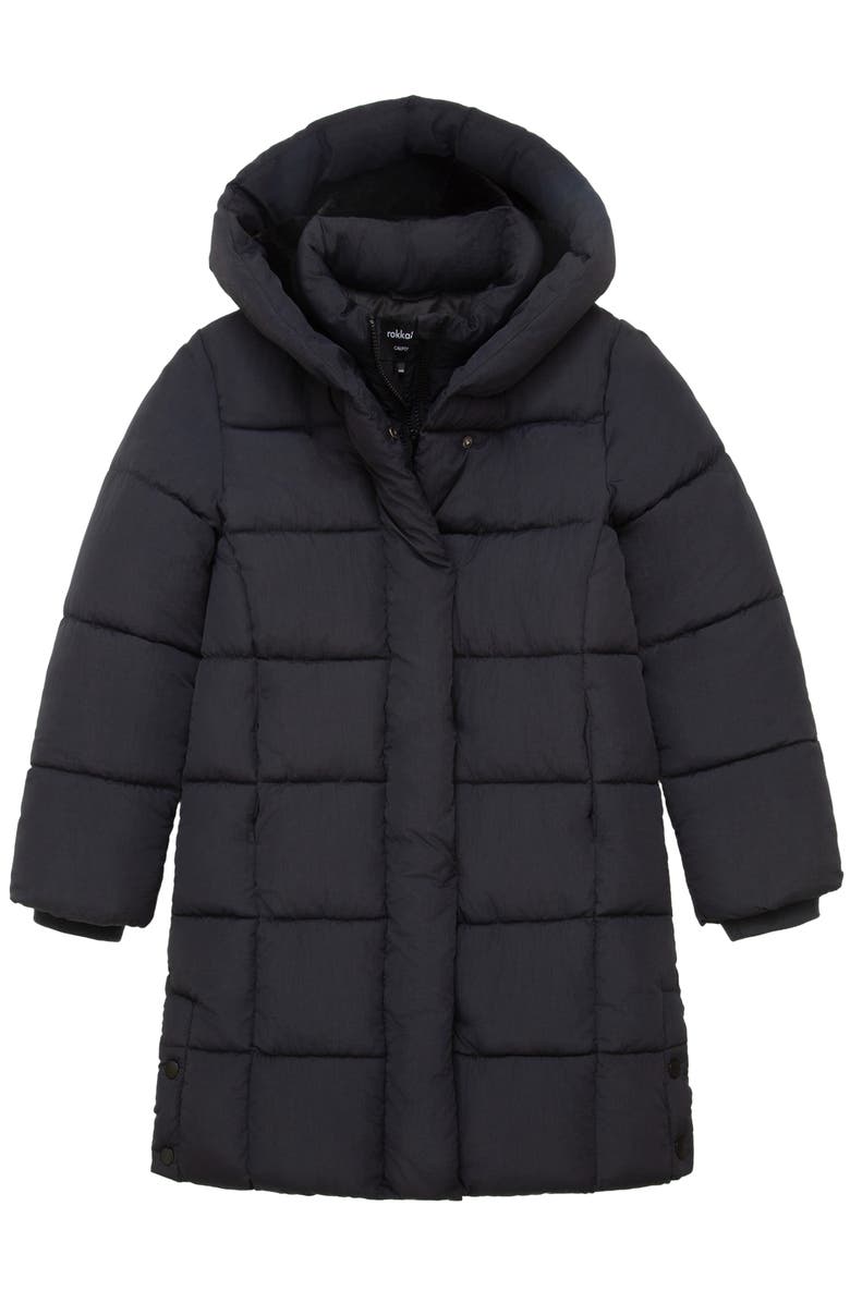 Rokka&Rolla Kids' Knee Length Puffer Coat, Alternate, color, 