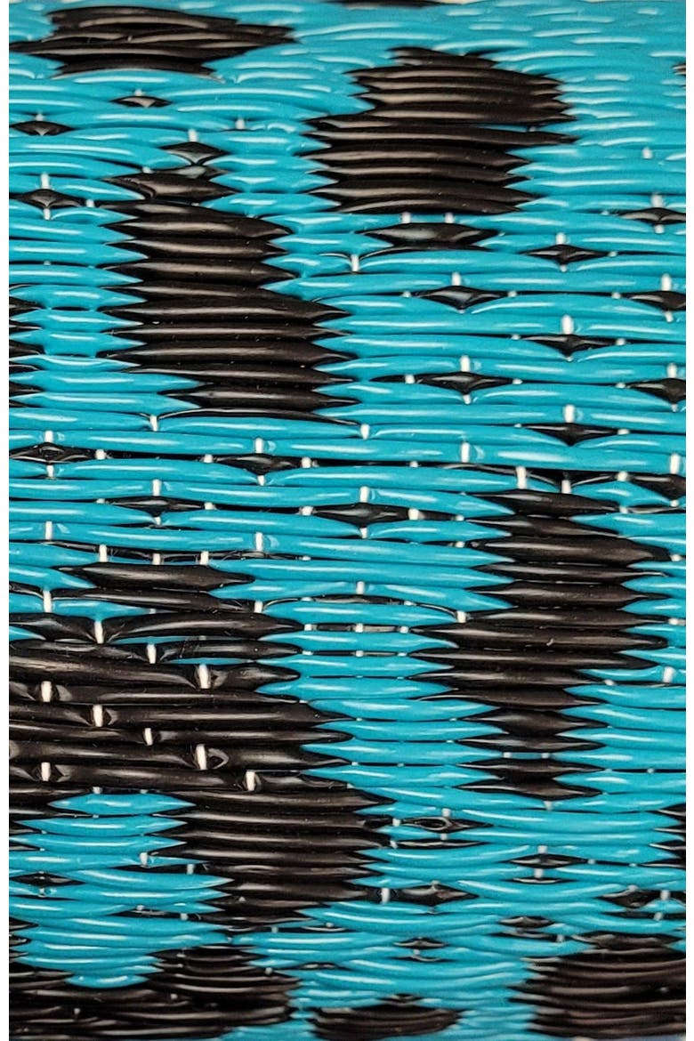 Leopard Turquoise Rug, Alternate, color, turquoise