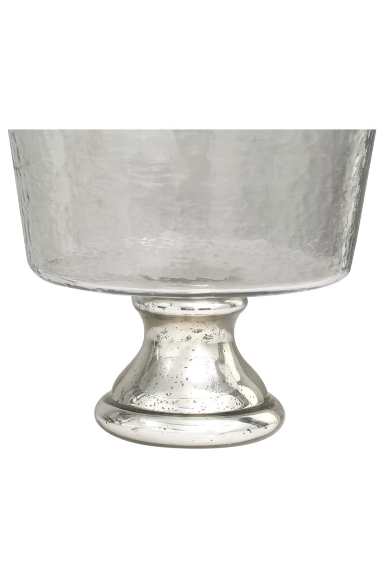Set of 2 Silver Glass Decorative Bowls, Alternate, color, SILVER