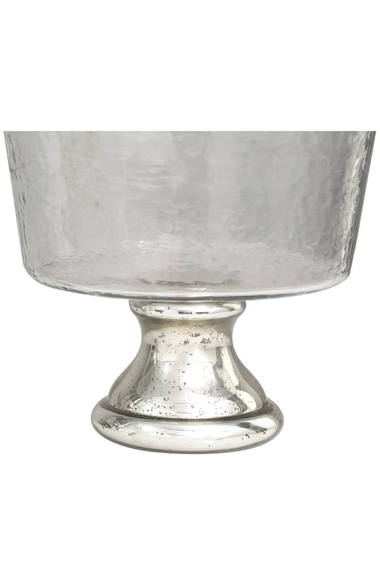 VIVIAN LUNE HOME Set of 2 Silver Glass Decorative Bowls, Alternate, color, Silver