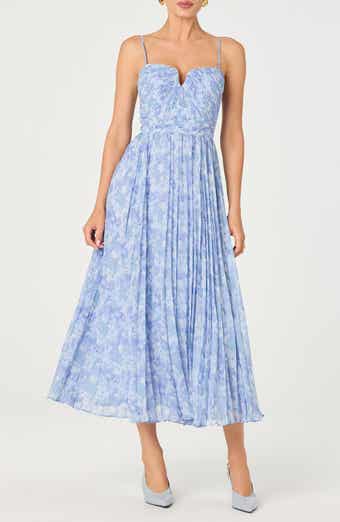 Bayley Floral Pleated Midi Dress