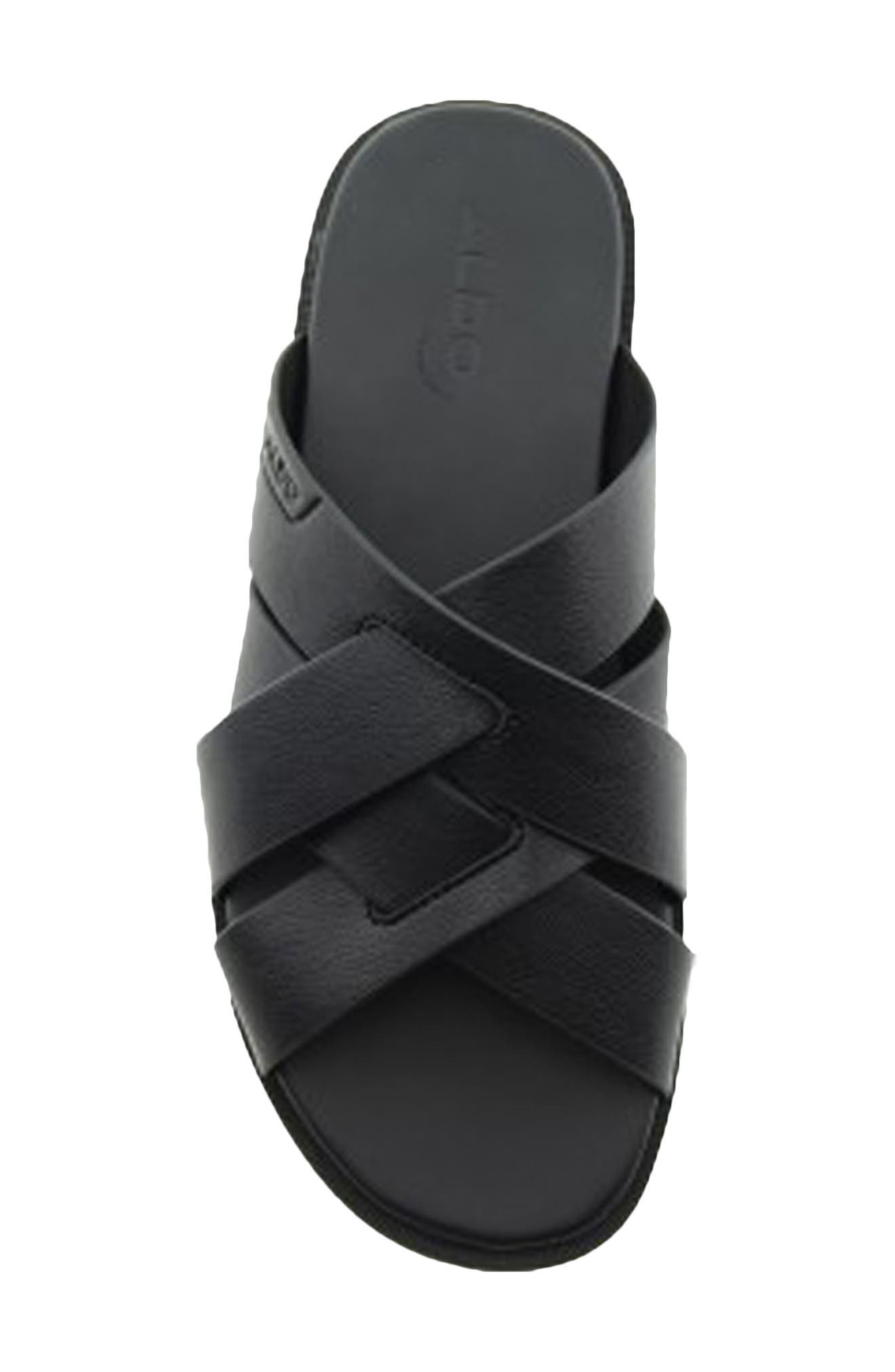 ALDO Waterleigh Slide Sandal, Alternate, color, Black