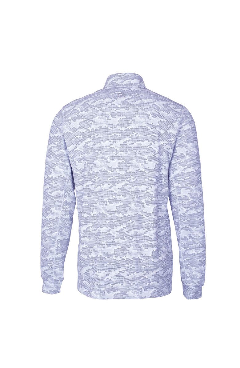 Cutter & Buck Men's Cutter & Buck Charcoal Northern Arizona Lumberjacks Vault Big & Tall Traverse Camo Print Stretch Quarter-Zip Pullover Top, Alternate, color, 