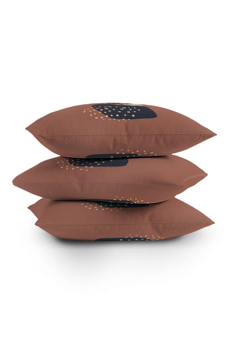 16-Inch Square Accent Pillow, Alternate, color, ORGANIC SHAPES