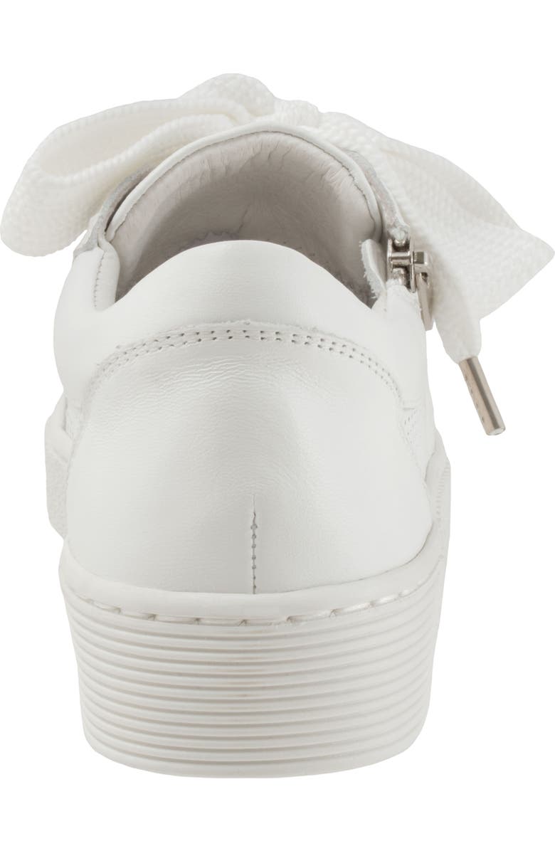 EOS FOOTWEAR Jovi Perforated Leather Sneaker, Alternate, color, White