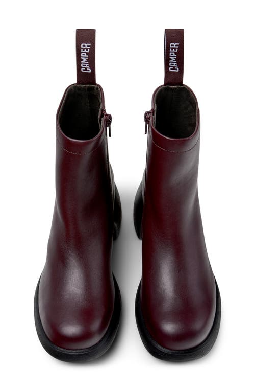 Camper Thelma Ii Platform Bootie In Burgundy