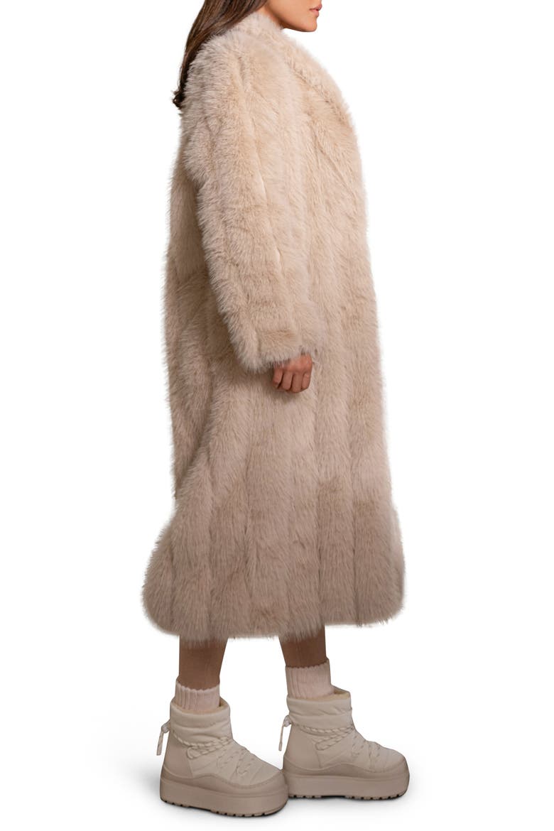 Manhattan Faux Fur Coat, Alternate, color, BEIGE