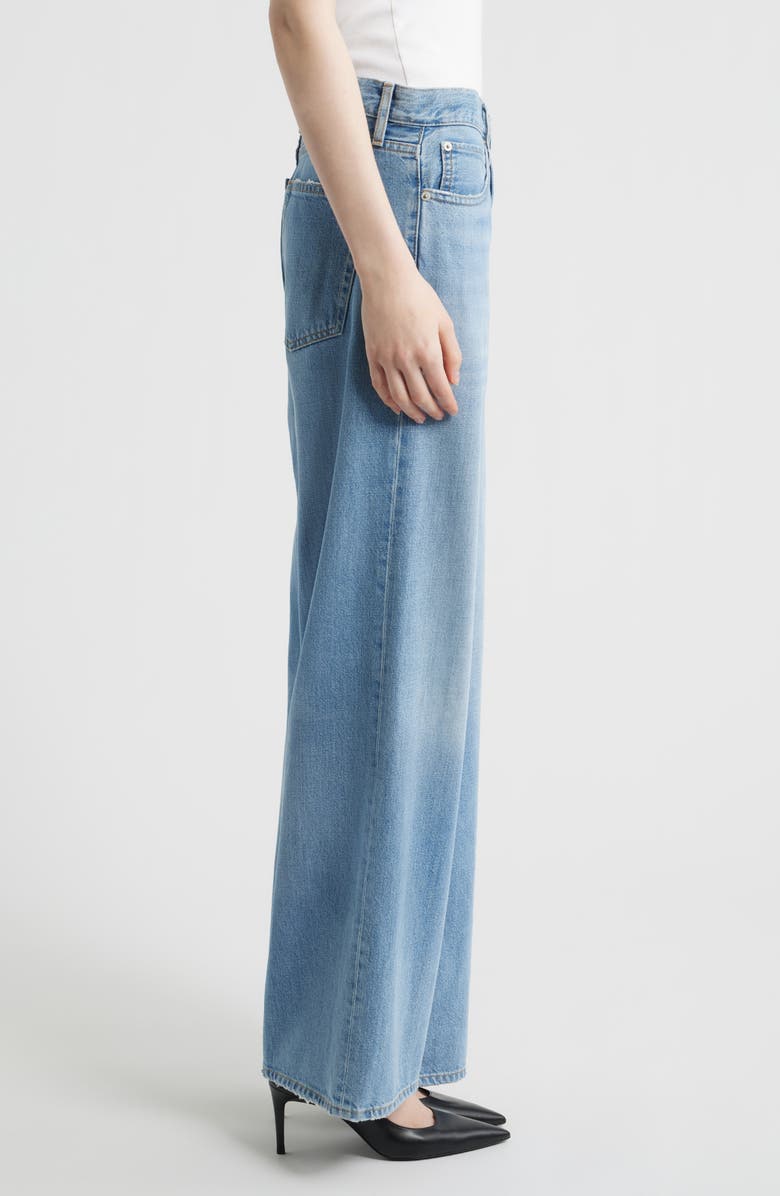 FRAME The Off Duty Stroll Wide Leg Jeans, Alternate, color, Frey
