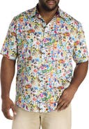 Robert Graham DXL Big & Tall Multi-Stamp Print Sport Shirt