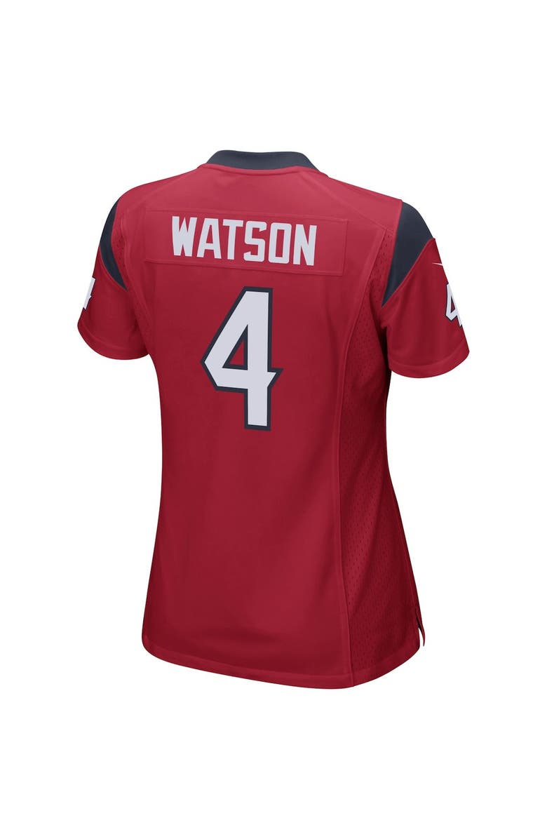 Nike Women's Nike Deshaun Watson Red Houston Texans Team Color Game Jersey, Alternate, color,