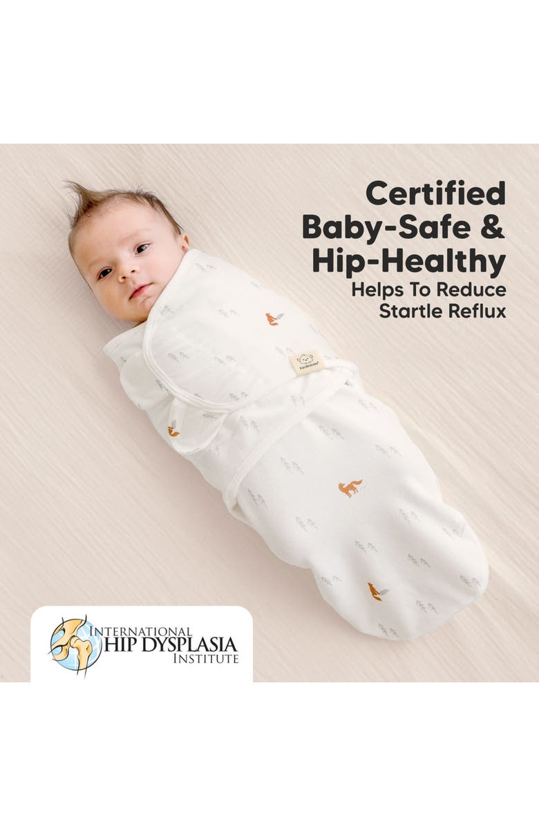 KeaBabies 3-Pack Soothe Zippy Swaddle Wrap, Alternate, color, Forest