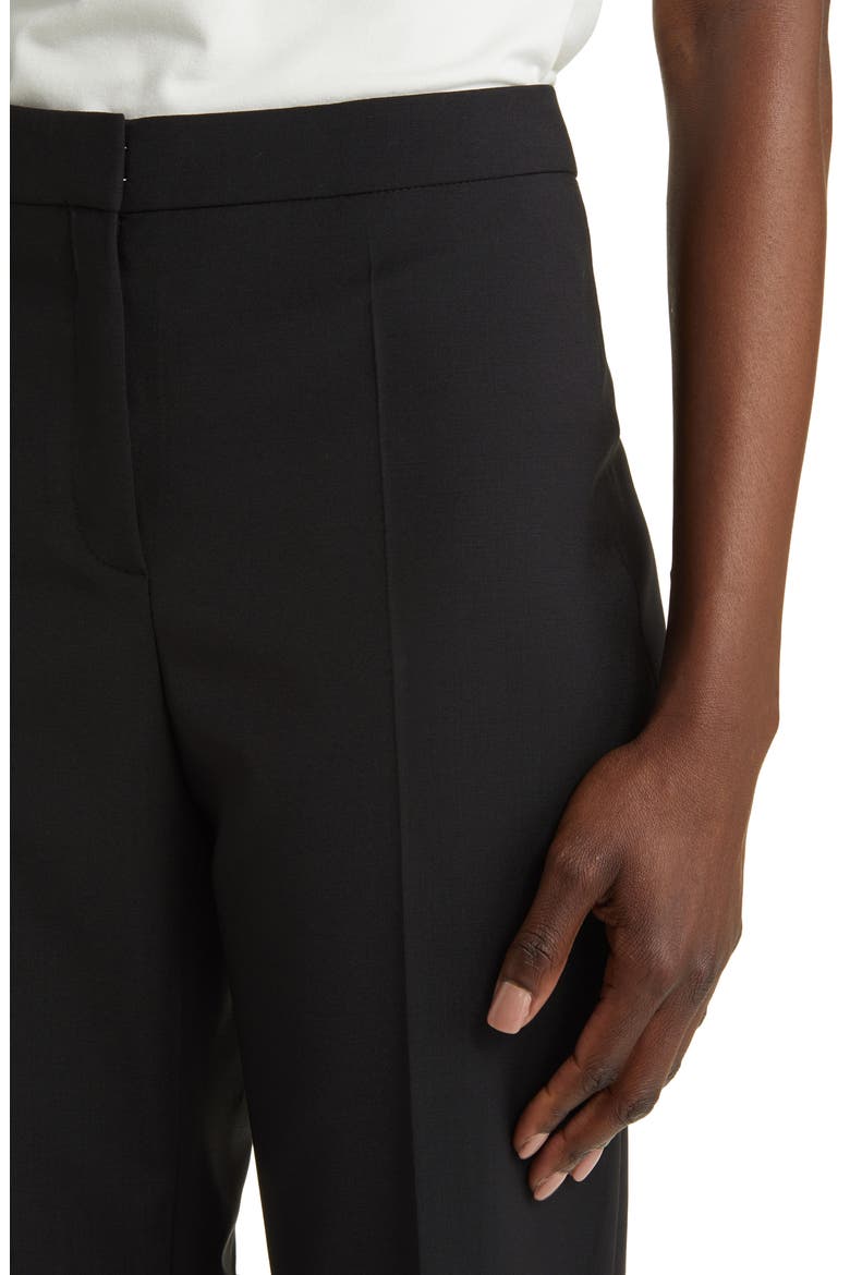 Tuleah Wool Flare Pants, Alternate, color, BLACK