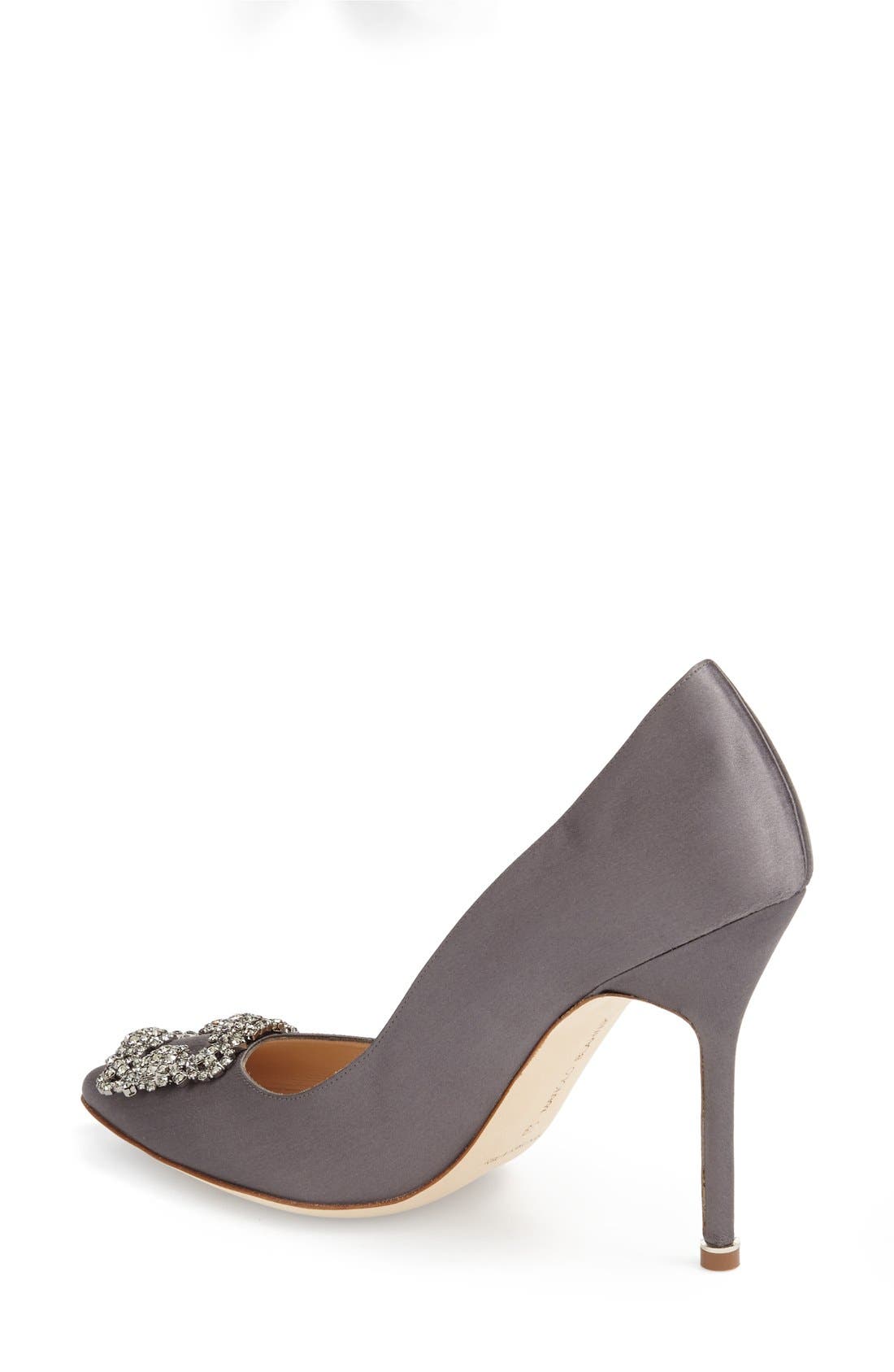 Hangisi Pointed Toe Pump, Alternate, color, GREY SATIN