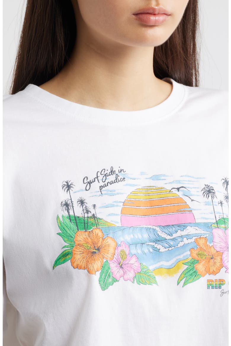 Sun Rays Relaxed Graphic T-Shirt, Alternate, color, OPTICAL WHITE