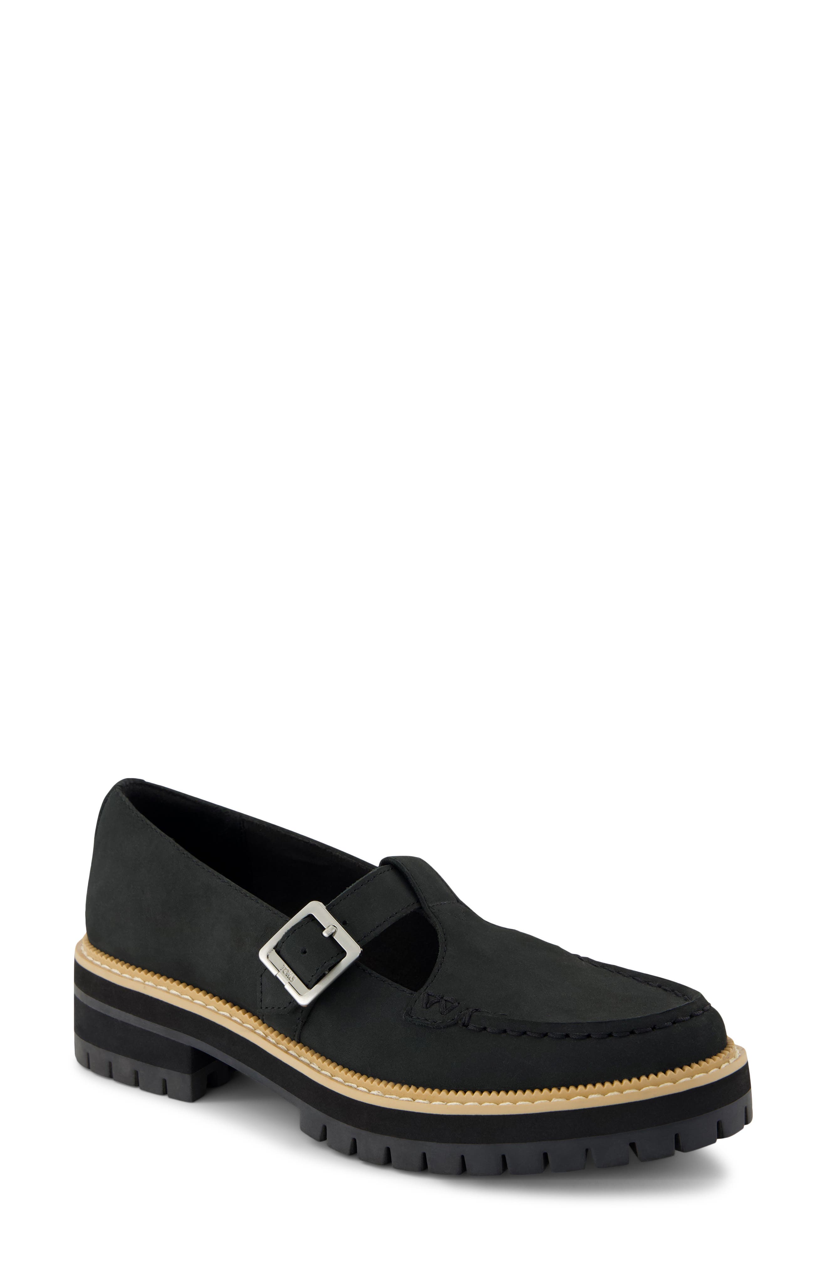 Cara Mary Jane Flat, Main, color, BLACK