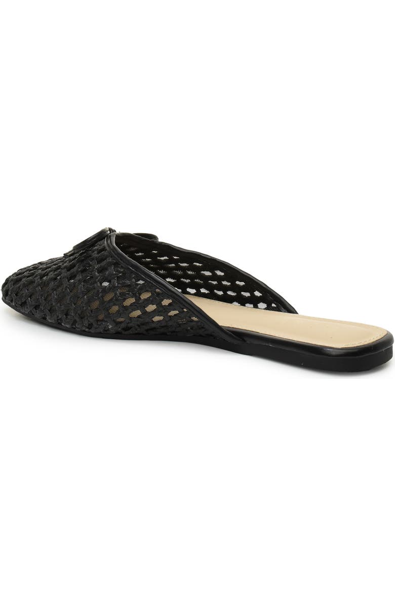Nicole Miller Flatty Woven Mule, Alternate, color, Black