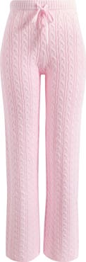 SKIMS Sweater Knit Cable Straight Leg Pants