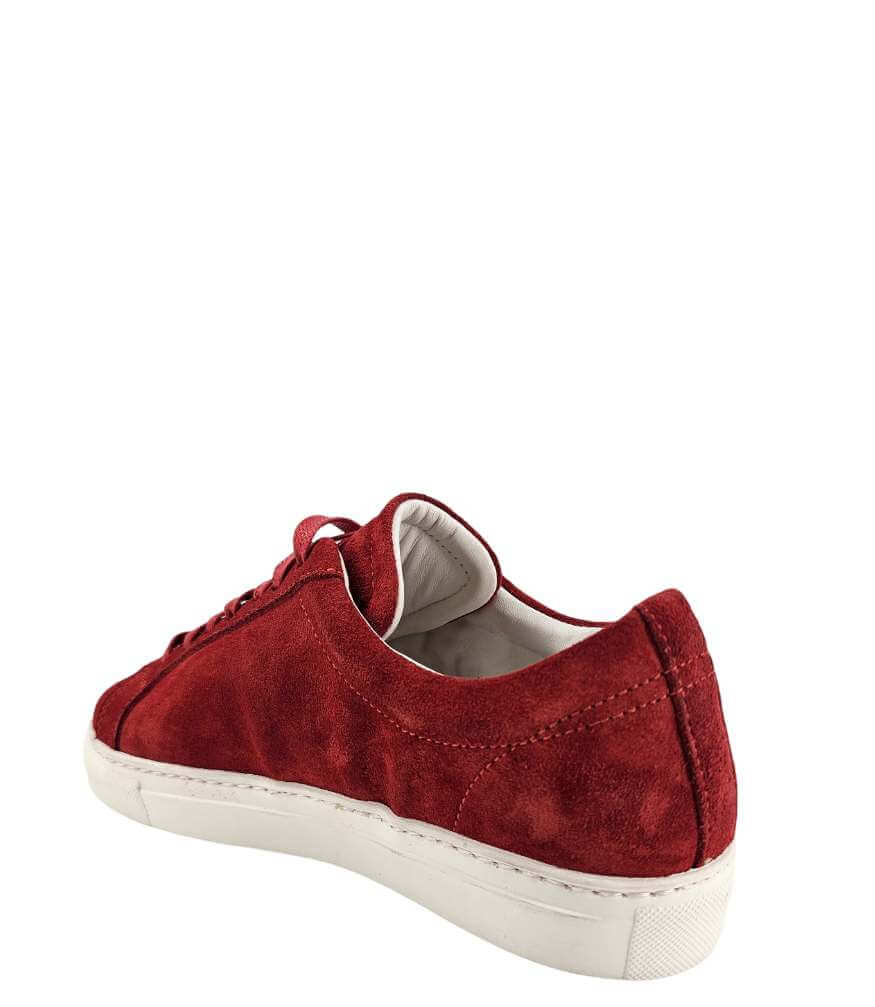 Sirius Star Suede Sneaker, Alternate, color, RED