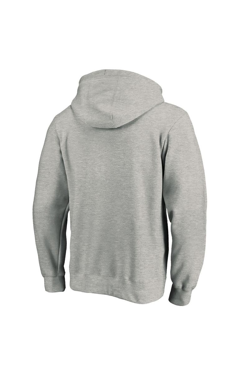 FANATICS Men's Fanatics Branded Heathered Charcoal New Orleans Saints Big & Tall On Side Stripe Pullover Hoodie, Alternate, color,