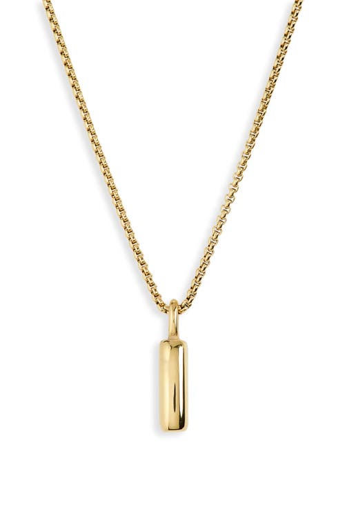 Open Edit Waterproof Bubble Initial Pendant Necklace