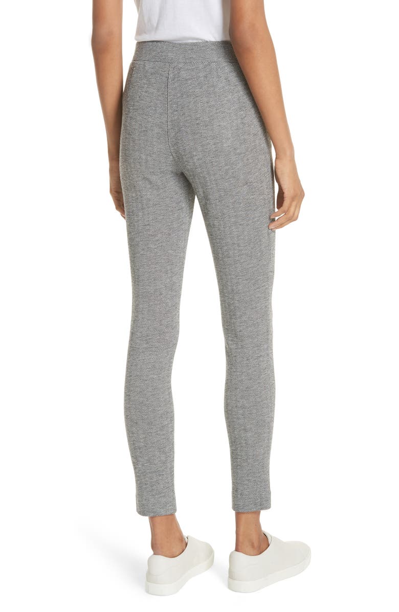 Theory Adbelle K Chevron Stretch Pants, Alternate, color, 