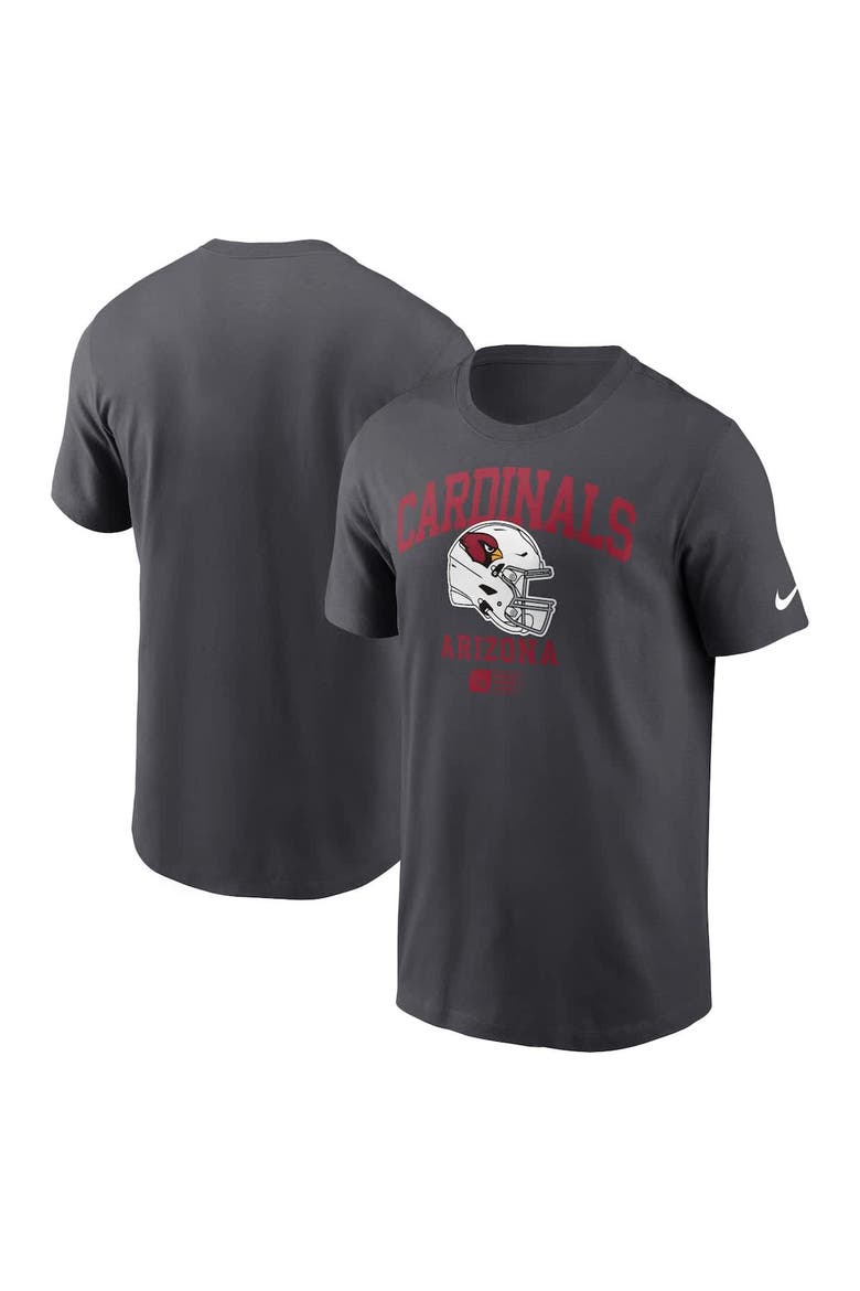 Men's Nike Anthracite Arizona Cardinals Helmet Essential T-Shirt, Alternate, color, Anthracite