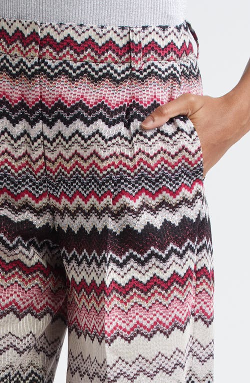 Missoni Zigzag Stripe Metallic Knit Pants