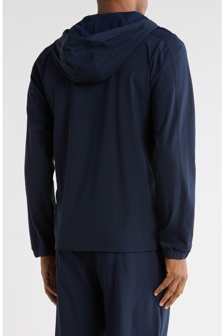 Warp Fleece Zip Hoodie, Alternate, color, TRUE NAVY