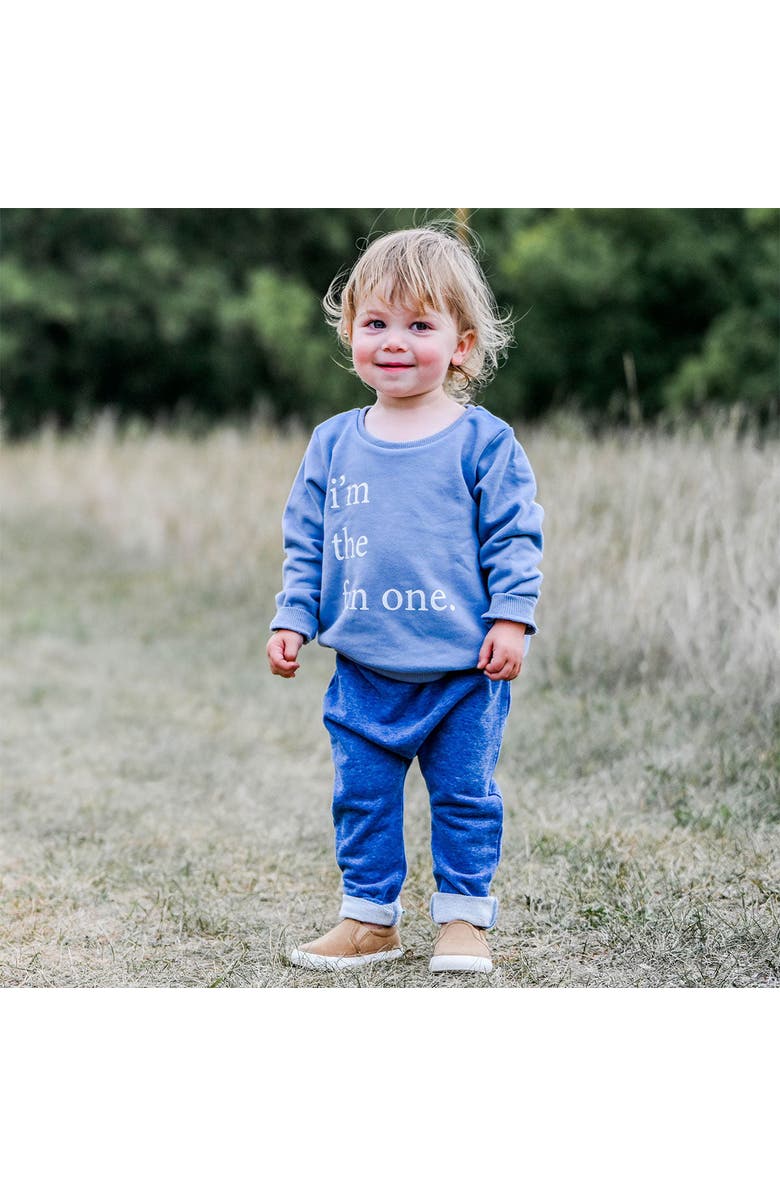 oh baby! Brooklyn Jogger- Infant, Alternate, color, Denim