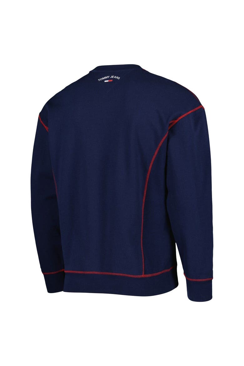 Men's Tommy Jeans Navy Washington Wizards Peter French Terry Pullover Sweatshirt, Alternate, color, Navy