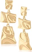 JARDIN Ripple Triple Drop Earrings