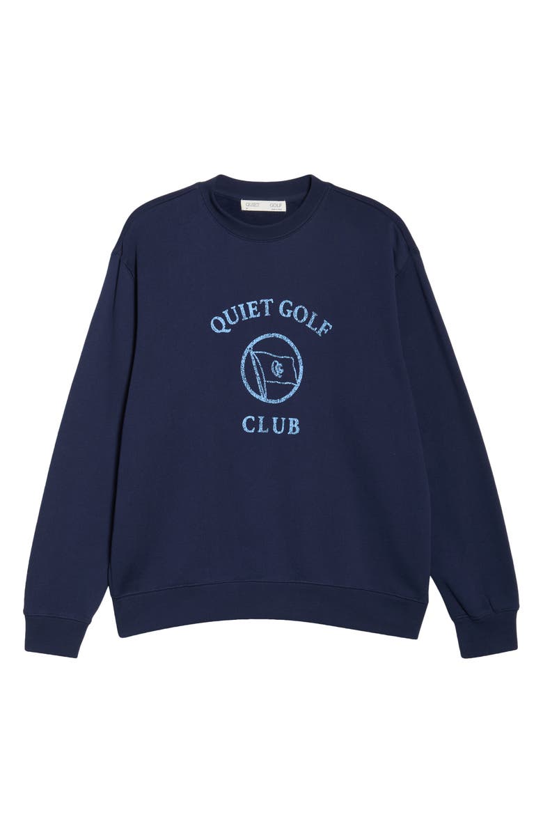 Quiet Golf Bay Club Sweathshirt, Alternate, color, Navy