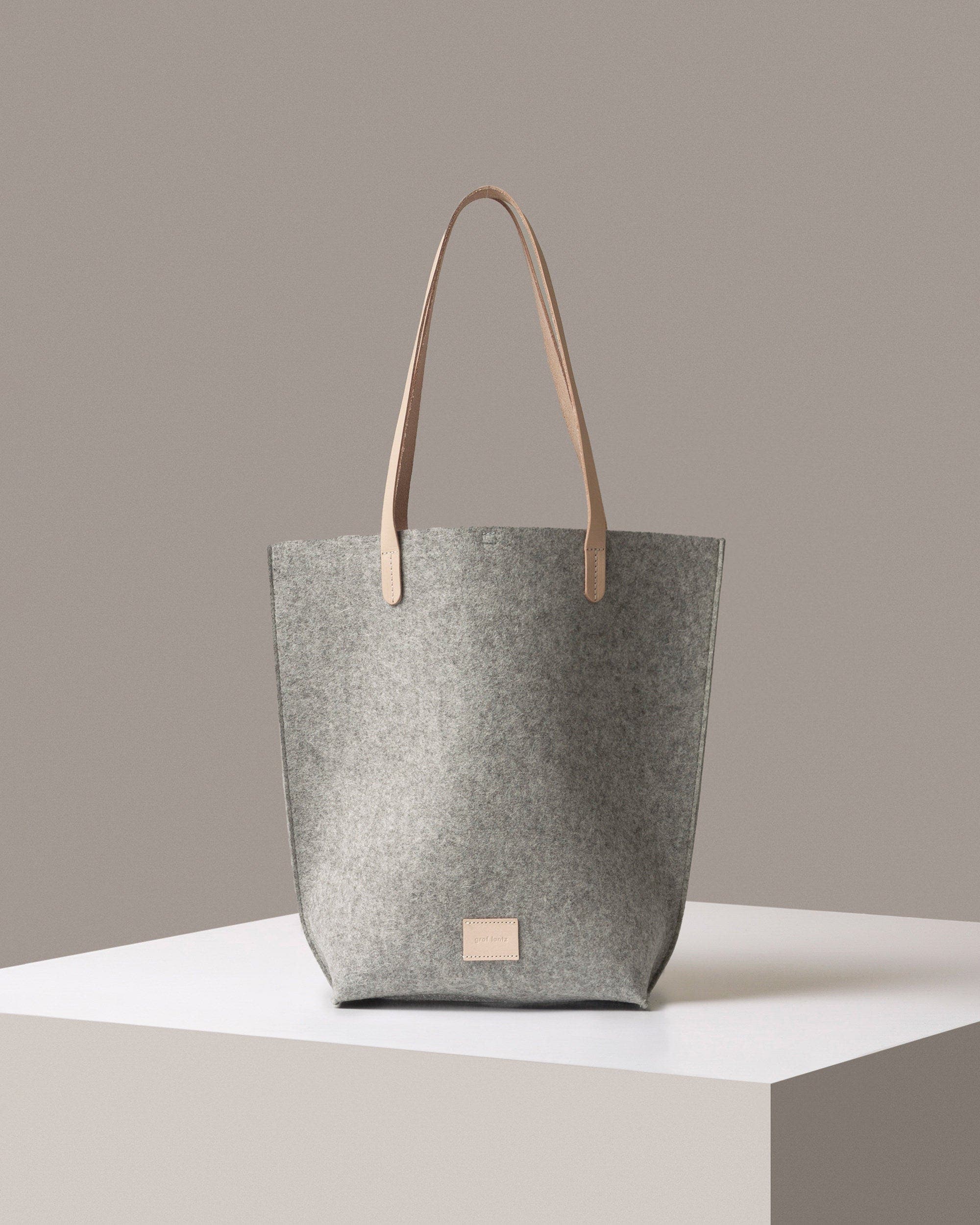 Hana Merino Wool Tote, Alternate, color, Granite