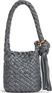 Bottega Veneta Mini Piero Intrecciato Leather Bucket Bag