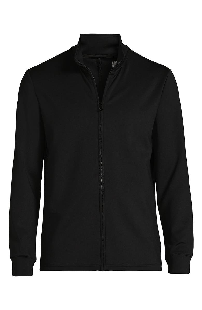Lands' End Active Performance Full Zip Jacket, Alternate, color, Black