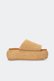 SIMONMILLER Raffia Cloudy Platform