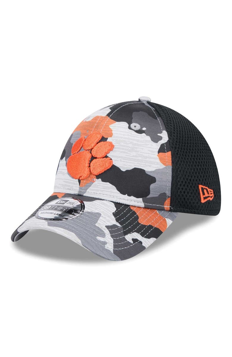 New Era Men's New Era Camo/Black Clemson Tigers Active 39THIRTY Flex Hat, Main, color,