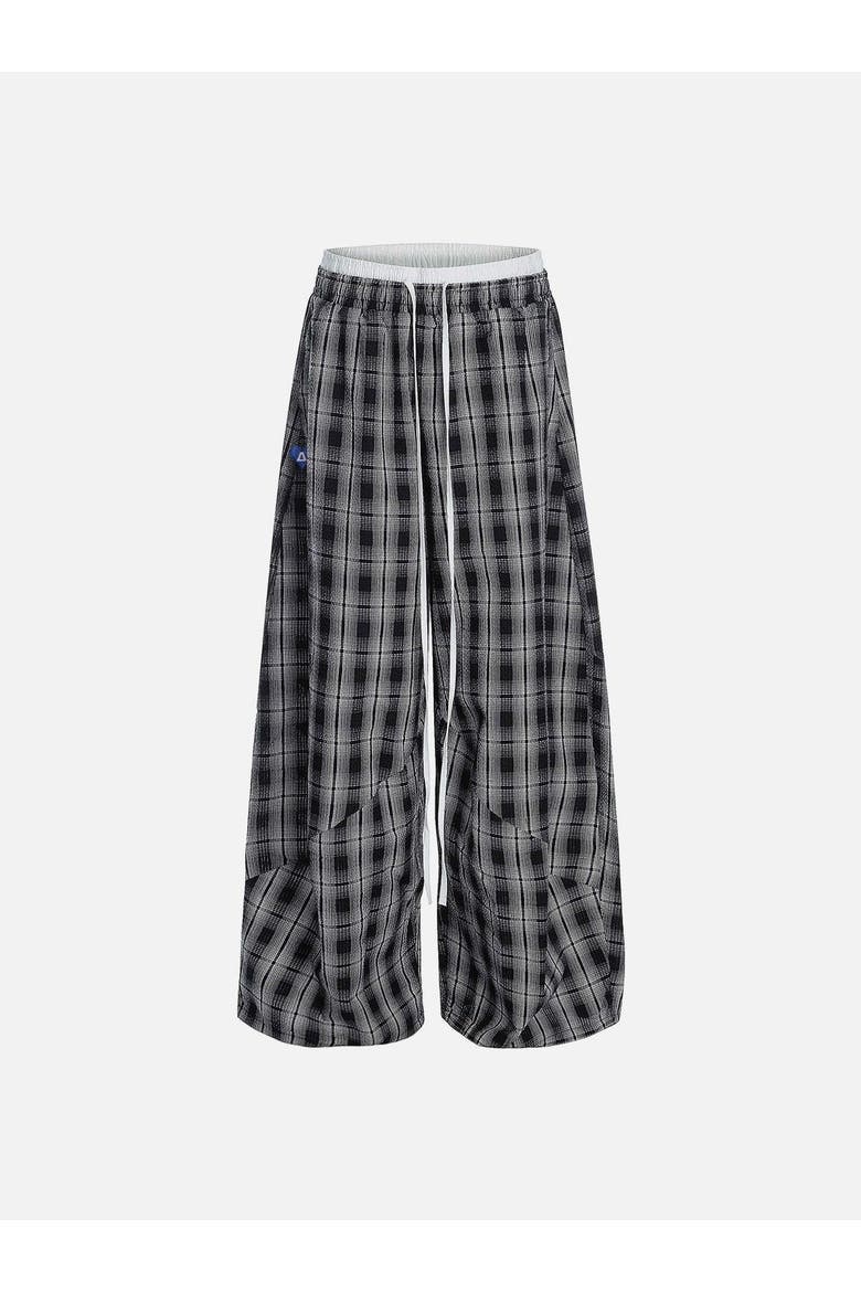 Double Waist Super Baggy Sweatpants, Alternate, color, Black