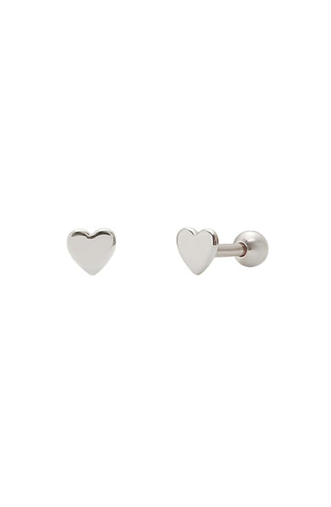 Heart Stud Earrings